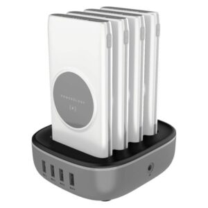 Powerology 4in1 Station 10000mAh 20W PD QC Wireless Power Bank