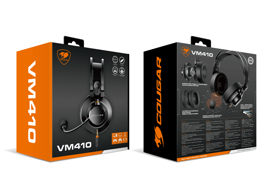 Headset VM410 / Driver 53mm / NoiseCancellation Microphone
