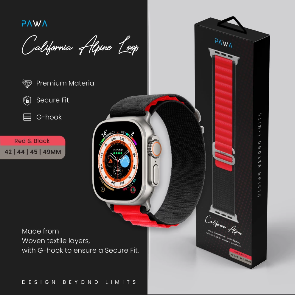 Pawa California Alpine Loop Watch Strap Ultra/Series 8 49/45/44/42MM