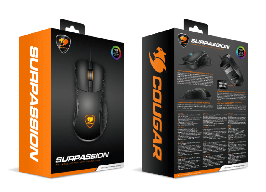 Mice Optical RGB Surpassion / PMW3330 /72000 dpi