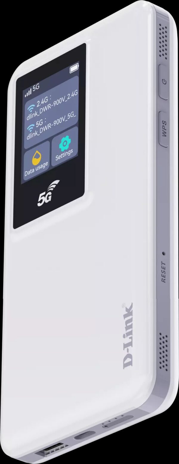 5G MiFi AX1800 10000mAh battery router with LCDTouch Panel, supports 5G NR: