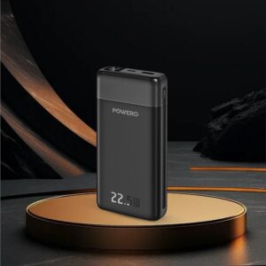 PowerO+ Encore Max Powerbank with Digital Display , 20000mAh Capacity.