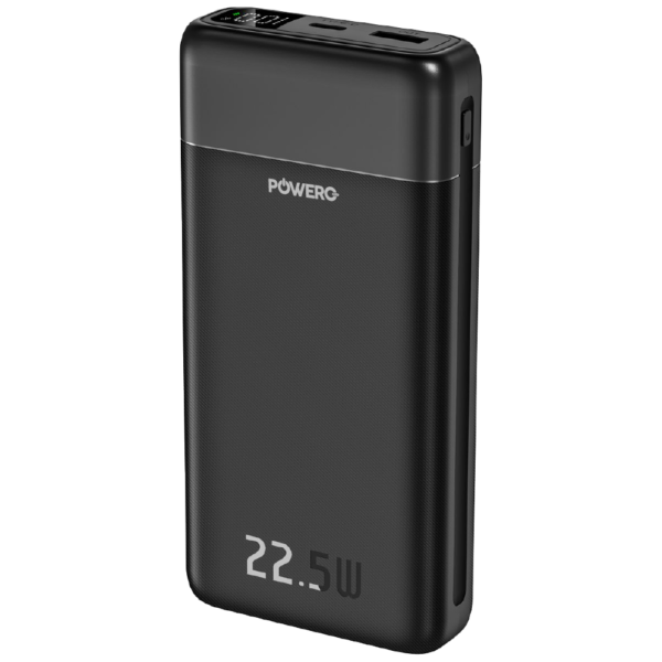 PowerO+ Encore Max Powerbank with Digital Display , 20000mAh Capacity.