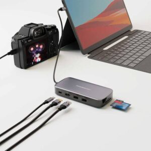 Powerology 256GB USB-C Hub & SSD Drive All-in-one Connectivity & Storage