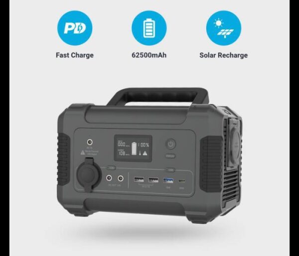 Powerology 62500mAh Power Generator 200W Pure Sine-Wave Output