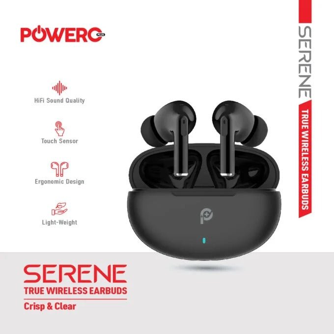 PowerO+ Serene True Wireless Earbuds.