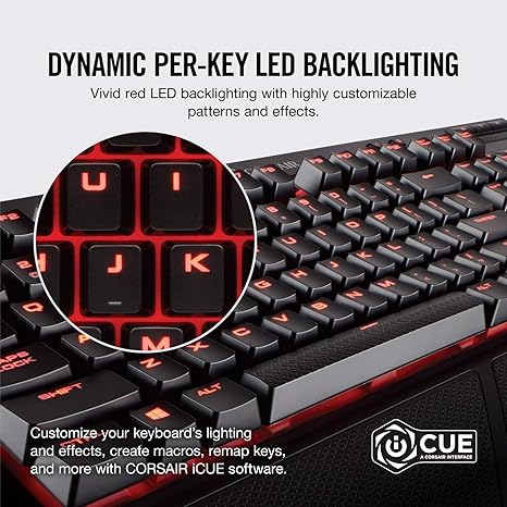 CORSAIR GAMING KEYBOARD K68 - RED LED - CHERRY MX RED