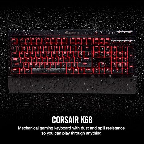 CORSAIR GAMING KEYBOARD K68 - RED LED - CHERRY MX RED