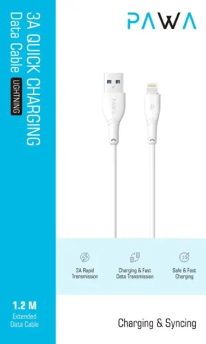 Pawa USB-C to Lightning 27W Quick Charging PVC Cable 1.2m/4ft