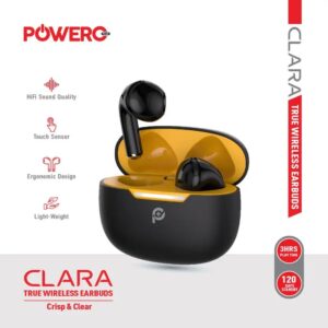 PowerO+ Clara True Wireless Earbuds.