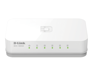 DLINK 5 port 10/100Mbps unmanged switch (UK Plug)