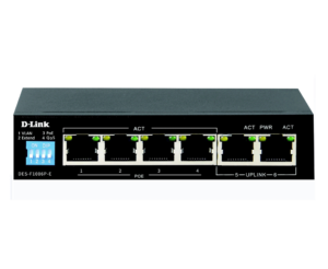 Dlink Switch 6-port 10/100Base-T UnmanagedLong Range 250m PoE+ Surveillance Switch