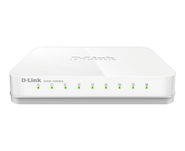 DLINK 8 port 10/100/1000Base-T unmanaged gigabitswitch, UK Copy