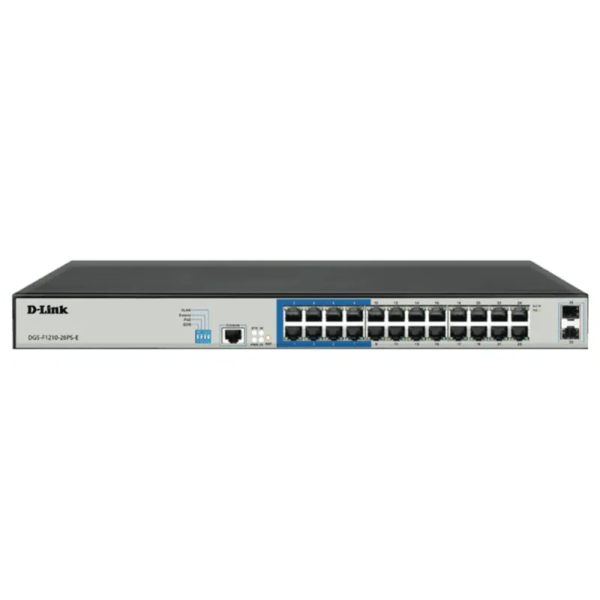 D-Link 26-Port 10/100/1000Base-T PoE + Smart Switch