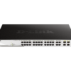 24 PoE 10/100/1000 Ports + 4 Gigabit SFP Ports WebSmart