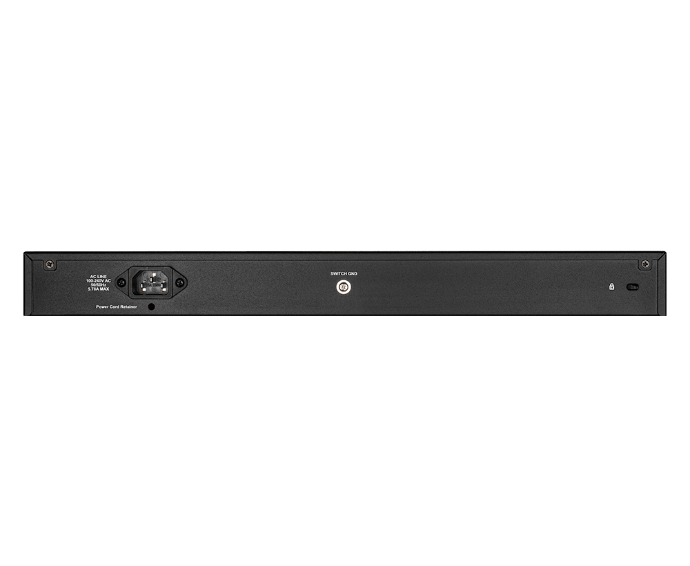D-Link - 48 PoE 10/100/1000 Ports + 4 Gigabit SFP portMetro