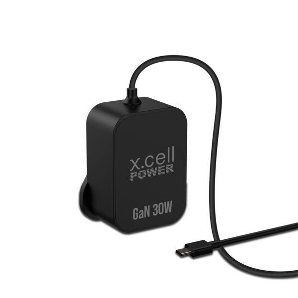 X.CELL WALL CHARGER GAN 30W BLACK