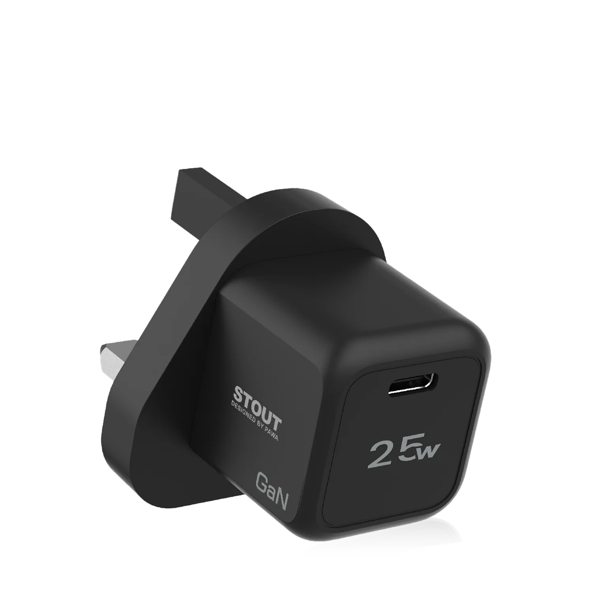 Pawa Stout Gan Travel Charger With Single PD port 25W