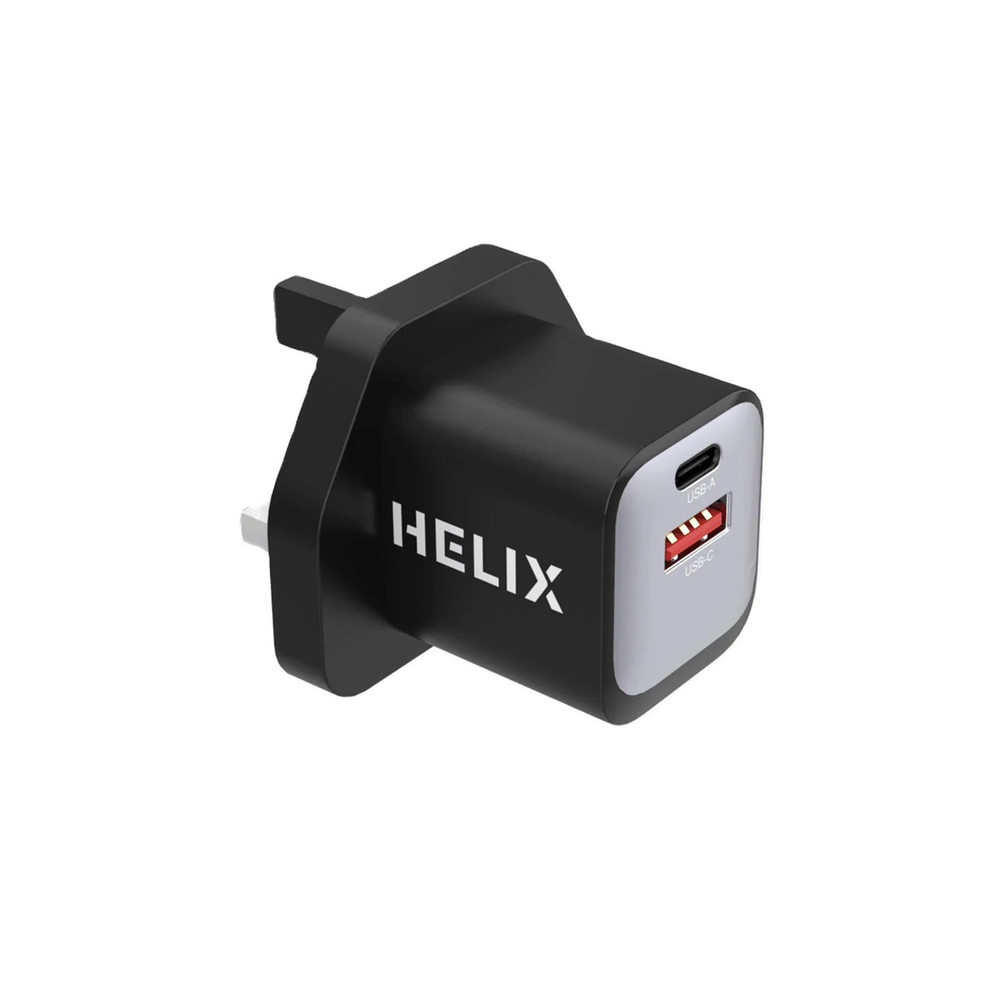 HELIX POWERPRO-20 PD USB-C QC 20W WALL CHARGER BLK