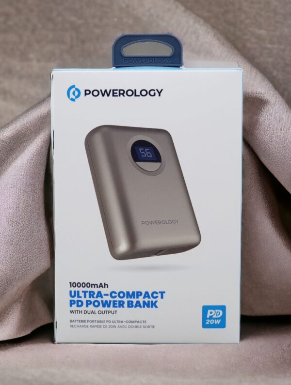 Powerology 10000mAh Ultra-Compact Power Bank