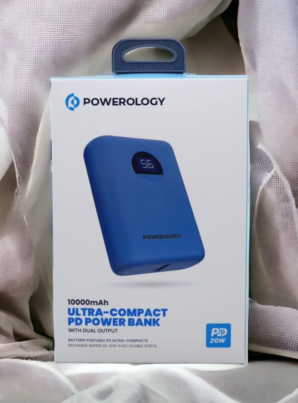 Powerology 10000mAh Ultra-Compact Power Bank