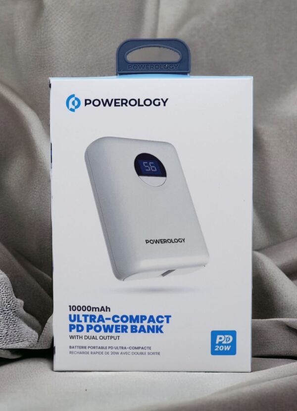 Powerology 10000mAh Ultra-Compact Power Bank