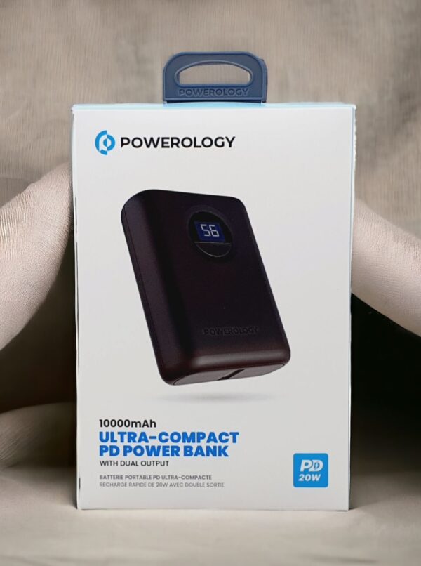 Powerology 10000mAh Ultra-Compact Power Bank