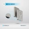 Powerology 10000mAh Magsafe Aluminum Powerbank