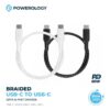ProductPowerology Braided USB-C To USB-C Data