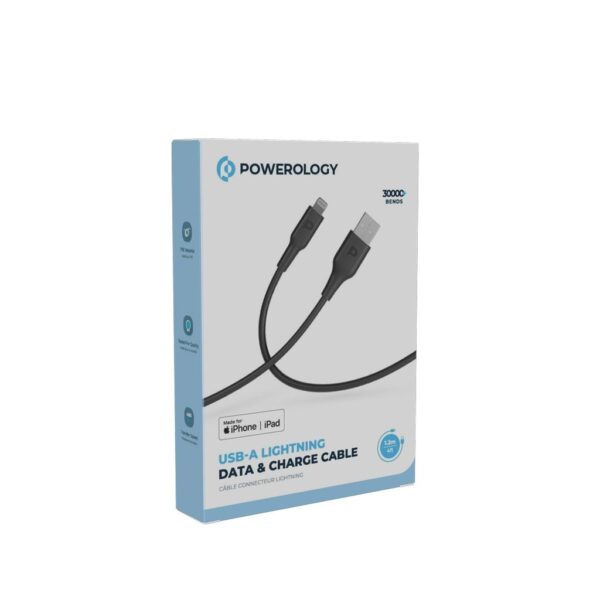 Powerology TPE USB-A To Lightning Data Sync And Charge 1.2m