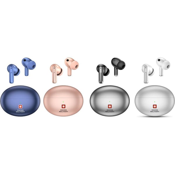 Swiss Military SM-TWS-VICTOR3-ANC Victor 3 True Wireless Earbuds Black