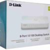 DLINK 8 port 10/100/1000Base-T unmanaged gigabitswitch, UK Copy