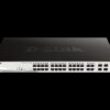 24 PoE 10/100/1000 Ports + 4 Gigabit SFP Ports WebSmart