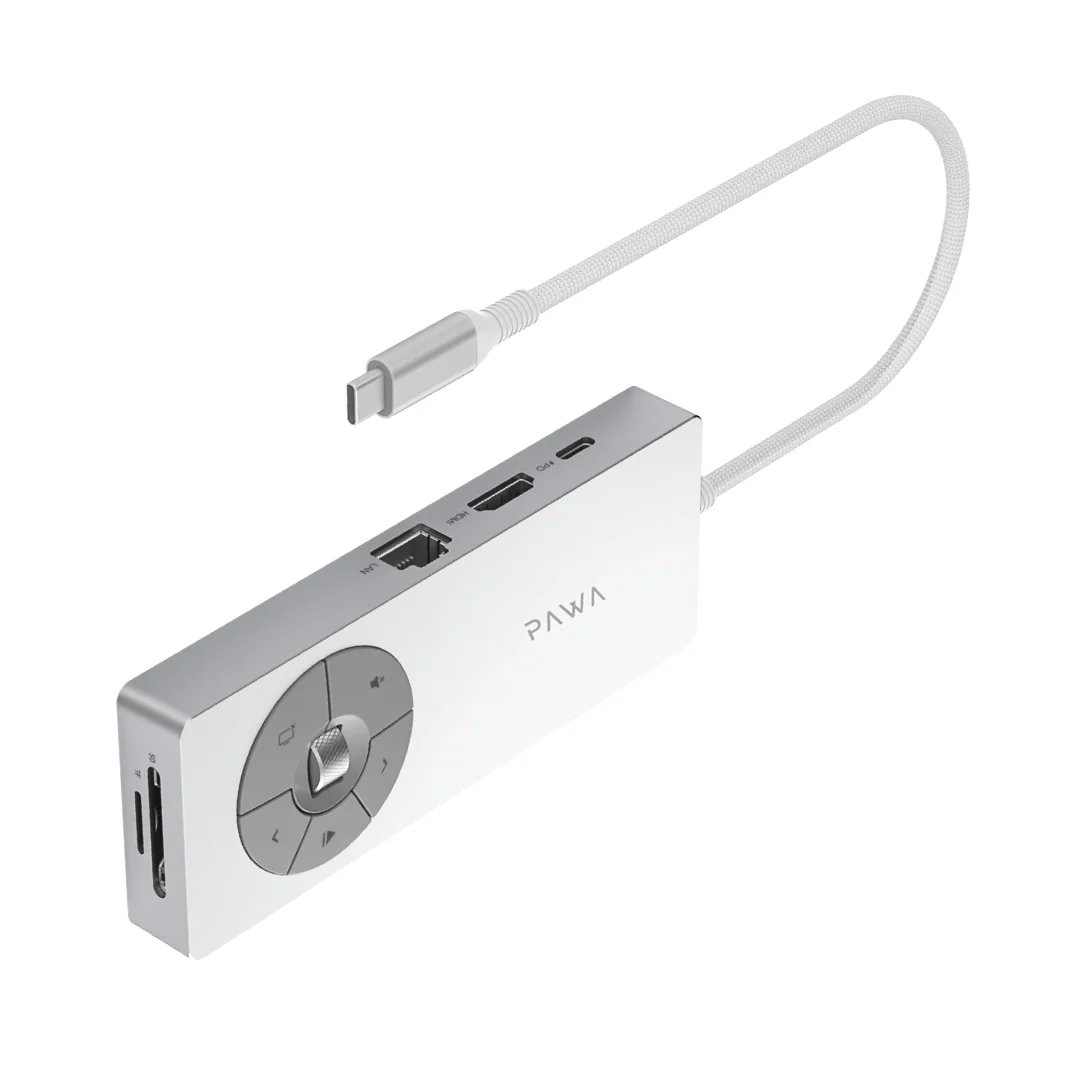 Pawa 8IN1 Type-C Hub With Multimedia Function PD100W