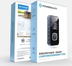 Powerology 60M Distance Smart Laser Measurement Tool