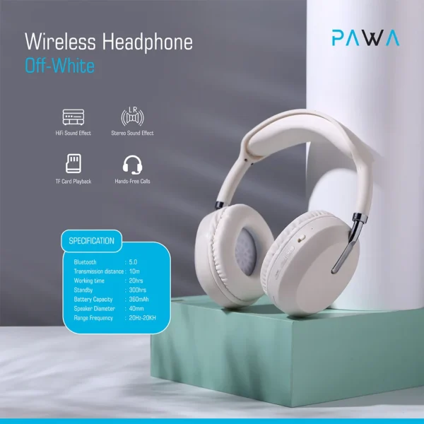 Pawa Thunk Overear Wireless headphone.