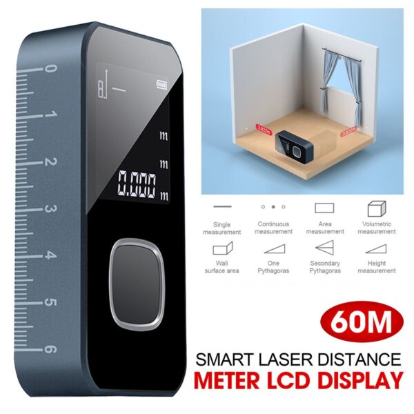 Powerology 60M Distance Smart Laser Measurement Tool