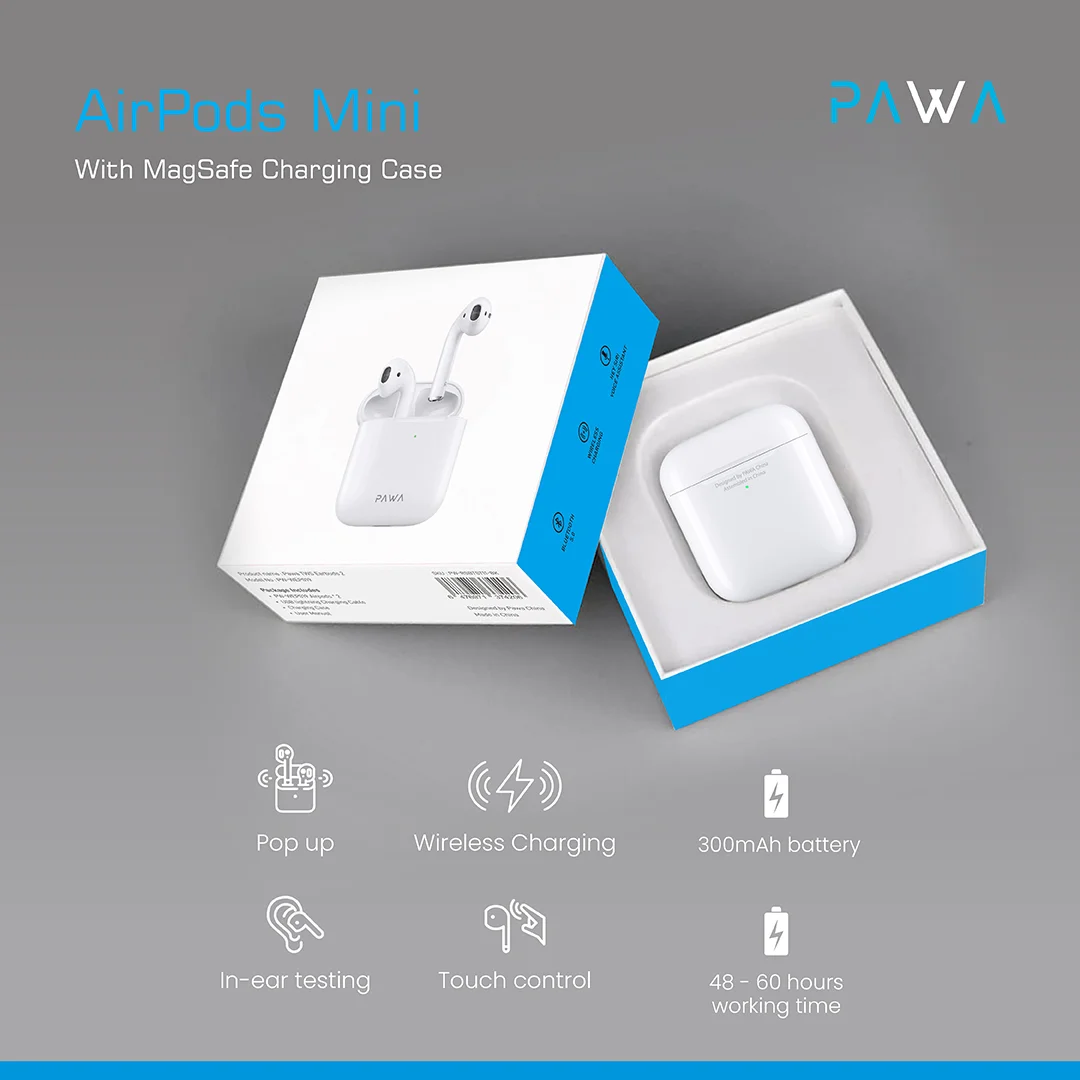 Pawa Earbuds 2 With Magsafe charging case